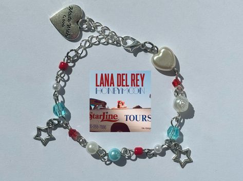 Album Bracelets, Lana Del Rey Honeymoon, Bracelet Combo, Inspired Bracelets, Colour Combos, Music Album, Alter Ego, Wish List, Jewelry Ideas