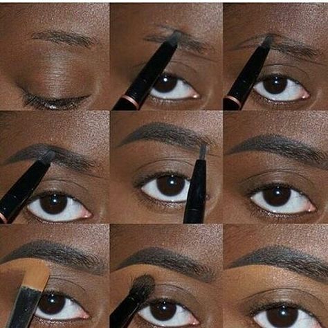 Did u know it is really this easy? Just keep it simple . Get yourself a brown/dark brown eyebrow pencil and some LA pro concealer (a shade or 2 lighter than your skin tone) and keep practicing the routine.  I know a lot of you guys know this already so pleased tag a friend who doesn't.  #teeka4didyouknowseries Don't forget to follow us for more beauty tips tricks and trends. #teeka4 Lily Collins Eyebrows, Black Makeup Looks, Uneven Eyebrows, No Eyebrows, Instagram Eyebrows, Eyebrow Concealer, Ombre Eyebrows, Brown Eyebrow Pencil, Brown Eyebrow