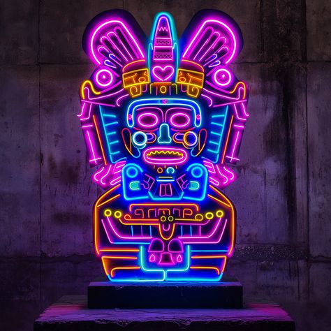 Neon Inspiration, Skull Designs, Neon Quotes, Neon Flex, Neon Aesthetic, Wallpaper Phone, Mexican Folk Art, Skull Design, Dia De Muertos