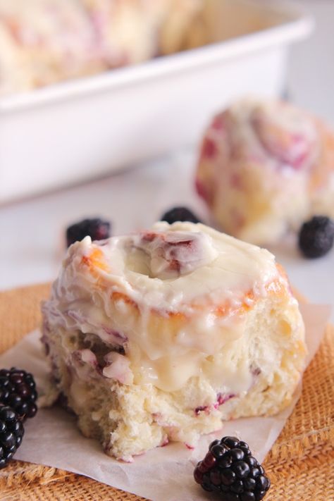 As a food blogger, I find inspiration all over the place for new recipes.  This recipe was inspired by my absolute favorite sweet rolls ... Recipes That Use Blackberry Jam, Blackberry Jam Desserts, Recipes Using Blackberry Jam, Recipes With Blackberry Jam, Desserts Using Jam, Blackberry Sweet Rolls, Recipes That Use Jam, Desserts With Jam, Blackberry Rolls