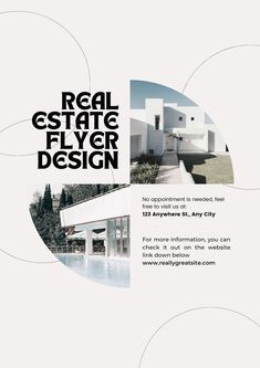 Real Estate Flyer Design Real Estate Brochure Design Layout Ideas, Real Estate Posters Design, Realestate Design Poster, Flyer Real Estate Design, Real State Graphic Design Poster, Creative Flyers Design, Architecture Flyer Design, Real Estate Flyer Design Creative, Poster Layout Design Ideas