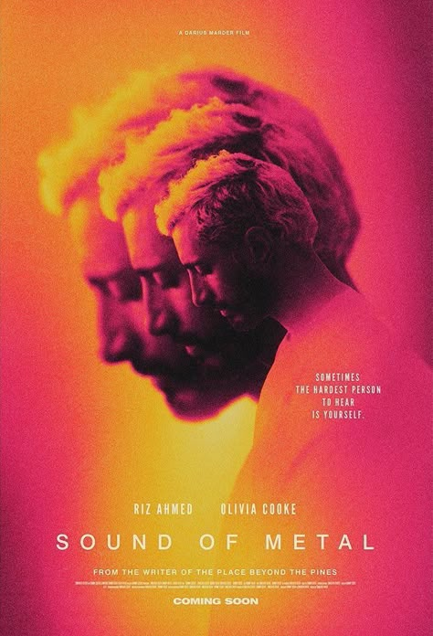 : riz ahmed Colourful Movie Posters, Sound Of Metal Poster, Sound Of Metal, Colorful Movie, Film Posters Art, Septième Art, Film Poster Design, Key Art, Horror Posters