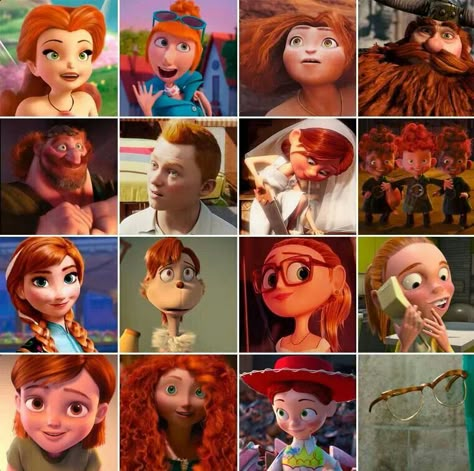 . Ginger Disney Characters, Famous Red Heads Characters, Blonde And Red Head Halloween Costumes, Ginger Movie Characters, Redhead Characters Costumes, Halloween Costumes For Ginger Hair, Redhead Movie Characters, Ginger Girl Halloween Costumes, Red Head Movie Characters