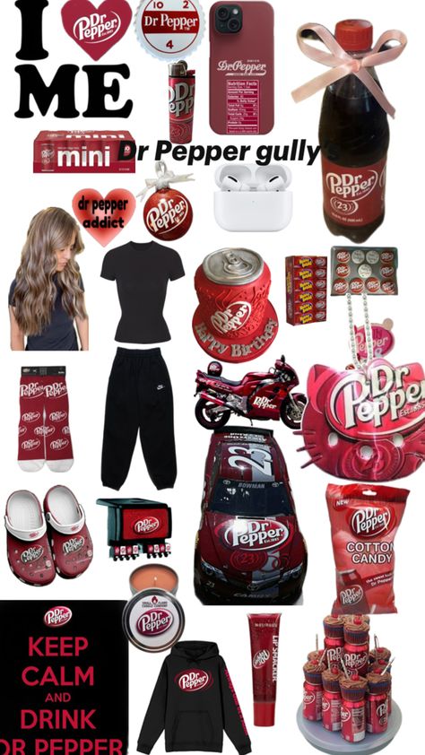 Dr Pepper Food Recipes, Dr Pepper Stanley, Dr Pepper Gift Ideas, I Love Dr Pepper, Doctor Pepper, Girly Christmas Gifts, Cute Birthday Ideas, Lip Smackers, Food Therapy