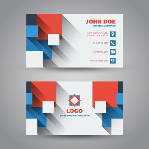 Doctor Business Cards, Business Card Template Psd, Blue Business Card, Vertical Business Cards, Logo Design Free Templates, Professional Business Card Design, Modern Business Card, Photography Business Cards, Business Card Psd