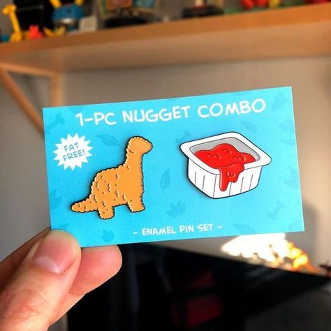 custom enamel pins no minimum Nugget Sauce, Enamel Pin Collection, Backpack Pins, Jacket Pins, Bag Pins, Pretty Pins, Cool Pins, Sticker Patches, Dessin Adorable