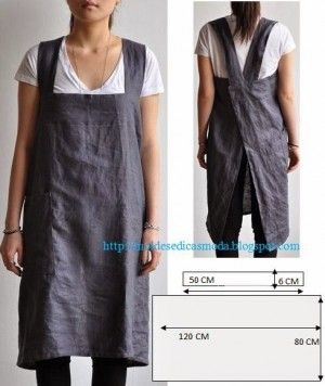 Apron CM Diy Sy, An Apron, Sewing Aprons, Aprons Patterns, Creation Couture, Learn To Sew, Sewing Clothes, Sewing Inspiration, Quilt Sewing