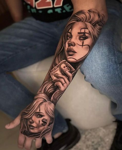 Beautiful Angel Tattoos, Cartoon Tattoo Ideas, Arm Tattoos Drawing, Animated Shows, Mexican Tattoo, Catrina Tattoo, Half Sleeve Tattoos Drawings, Cartoon Tattoo, Blue Rose Tattoos