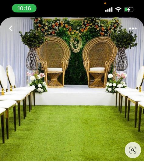 Traditional Engagement Decorations, Traditional Wedding Set Up, Nigerian Trad Wedding Decor, Trad Wedding Decor, African Engagement Decor, Traditional Ghanaian Wedding Decor, African Traditional Wedding Backdrop, Ghana Engagement Decor, Ghanaian Engagement Decor