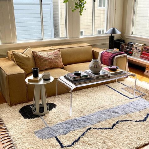 Moroccan Carpet Living Rooms, Extra Large Rug, Azilal Rug Living Room, Cream Moroccan Rug, Modern Moroccan Rugs, Berber Rug Bedroom, Berber Rug Living Room, Living Room With Rug, Blue And White Rugs