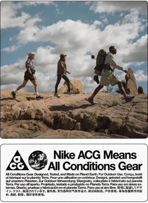 Acg Nike, Running Posters, Nature Tourism, Hiking Club, Camping Inspiration, Nature Projects, Hiking Photography, Adventure Aesthetic, Visual Aesthetics