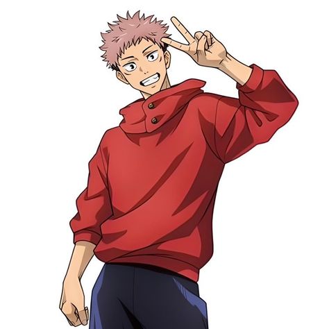 Itadori Yuuji Official Art, Yuji Official Art, Uniform Jacket, Itadori Yuji, Yuji Itadori, Collage Making, Boy Poses, Photo Wall Collage, Halloween Pictures