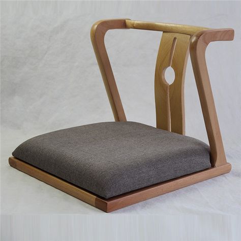 Tatami Chair, Japanese Chair, Meditation Chair, Japanese Dining, Sweden House, Sitting Chair, Chair Living Room, Back Support, Room Chairs