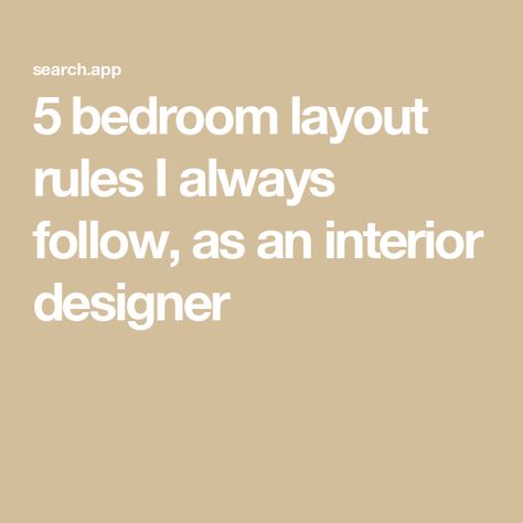 5 bedroom layout rules I always follow, as an interior designer Interior Design Guide Bedroom, Master Suite Bedroom Plans, Fung Shway Bedroom Rules, Primary Bedroom Sitting Area, 10x12 Bedroom Layout Interior Design, 5 Bedroom Layout, Bedroom Seating Area Ideas Master Suite, Master Suite Layout With Sitting Area, Interior Design Rules