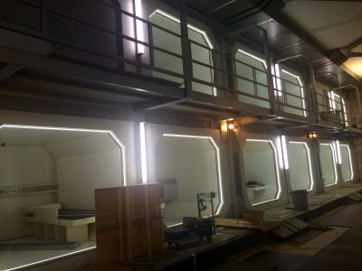 Training Facility Aesthetic, Facility Aesthetic, Lab Aesthetic Dark, Space Prison, Scp Laboratory, Scp Aesthetic, Underground Laboratory, Scifi Prison, Futuristic Prison Cell