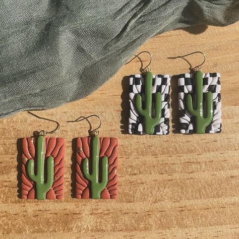 These bebes absolutely deserve a permanent spot on my page and to be seen on your feed! 🌵✨ They’re one of my favorite cactus earrings, and they sold out at my last pop-up back in May before I could take any photos. But guess what? They’re back and ready to stay—permanently! I hope you love them as much as I enjoy making them! 💚 • • • • • • • • • • • • • • ✍🏼 #HandmadeEarrings #CactusLove #SaguaroEarrings #DesertVibes #PolymerClayArt #PolymerClayJewelry #ClayCactus #BohoEarrings #DesertInsp... Cactus Earrings, Desert Vibes, Polymer Clay Art, Polymer Clay Jewelry, My Last, Boho Earrings, Spot On, Handmade Earrings, I Hope You