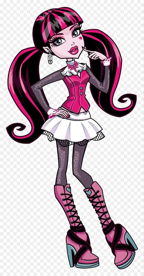 Draculara Dti Fit, Draculaura Halloween, Draculaura Costume, Monster High Halloween, Image Monster, Monster High Draculaura, Doll Drawing, Arte Monster High, Monster High Pictures