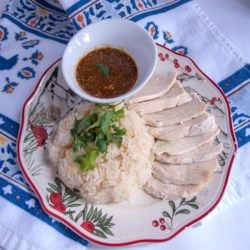 Khao Man Gai Thai Chicken and Rice (Healthy Version) - Allrecipes.com Chicken And Rice Healthy, Khao Man Gai Recipe, Thai Chicken And Rice, Khao Man Gai, Thai Soup Recipes, Popular Thai Dishes, Rice Healthy, Thai Basil Chicken, Panang Curry