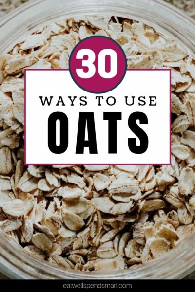 Recipes Using Oats, Quick Oat Recipes, Rolled Oats Recipe, Oats Snacks, Oat Recipes, Oat Recipes Healthy, Healthy Food Facts, Healthy Oatmeal, Recipe 30