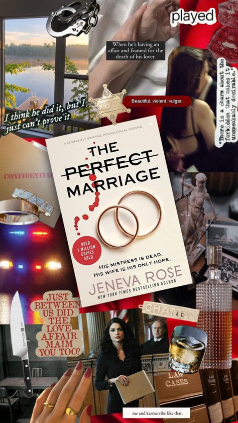 #theperfectmarriage #jenevarose #book #bookish #books #bookreview #bookcollage #bookaesthetic #karma #rage #revenge #murder #affair #mistress #cheating #infidelity #courtcase #court #lawyer #marriage The Perfect Marriage Book, Perfect Marriage Book, The Perfect Marriage, Marriage Books, Thriller Novels, Book Haul, Book Instagram, Top Books To Read, Reading Stories