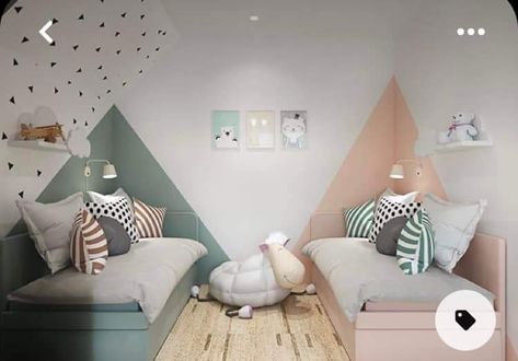 Boy Girl Shared Bedroom Ideas, Small Shared Kids Bedroom, Boy And Girl Shared Room, Unisex Kids Room, Boy And Girl Shared Bedroom, Kids Rooms Shared, Kids Shared Bedroom, Shared Girls Bedroom, Shared Kids Room