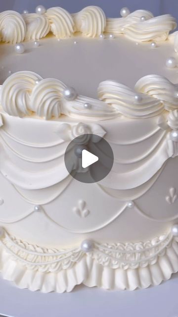 April’s Baker on Instagram: "We’re dreaming of a white cakemas🌬️" Anniversary Cake Designs, Elegant Cake Design, Bolo Vintage, Metallic Cake, White Birthday Cakes, Happy Anniversary Cakes, Bakery Pastry, Elegant Birthday Cakes, Dream Wedding Cake