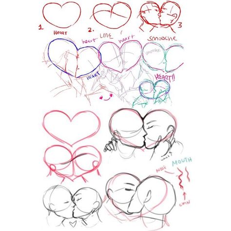 EtheringtonBrothers on X: "Our feature artist/ tutorial for today is this page on KISSING by the talented @anyekaa! #illustration #kissing #kiss #romance #comicart #manga #anime #DRAWING #ART https://t.co/F4Ol3yv0nS" / X Kiss Illustration, Kissing Drawing, Artist Tutorials, Hope Art, Kiss Art, Cute Couple Drawings, Drawing Expressions, Romantic Art, Drawing Lessons