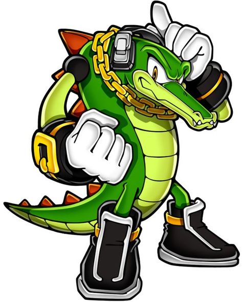 Vector The Crocodile, Knuckles Chaotix, Big The Cat, Archie Comics Characters, Character Bio, Sonic Adventure 2, Saltwater Crocodile, Rouge The Bat, Sonic Heroes