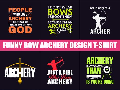 Archer Funny, Archery Design, Archery Aesthetic, Archery Training, Bow Archery, Rare Gifts, Archery, Cricut, Funny