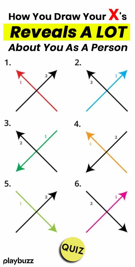 How You Draw Your X's Reveals A LOT About You As A Person    And where you're from! Can we guess? What does your method say about you?  .  Playbuzz Quiz Interesting Identity Buzzfeed Quiz Cool Stuff IQ Benefits Of Being Single, What Should I Draw, Test For Kids, Fun Personality Quizzes, Playbuzz Quiz, Rebuilding Trust, Letter X, Something About You, Personality Quizzes