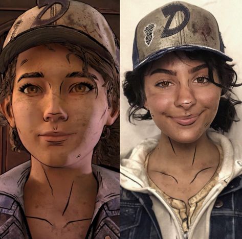 Clementine Twd Costume, Clementine Twd Cosplay, Clementine Costume, Clementine Cosplay, Horror Halloween Costumes, The Walking Dead Game, Girl Halloween Costume, Tools Drawing, Halloween Events