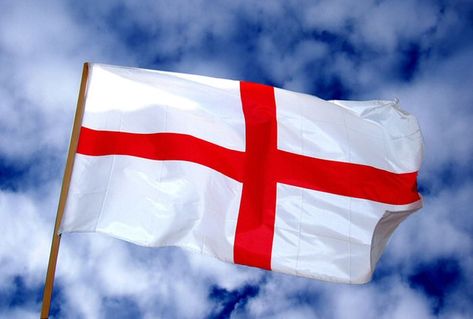 Some facts and trivia about St. George's Day, 23rd April, the day on which England celebrates it's patron saint. Happy St George's Day, Pictures Of Flags, St George Flag, English Flag, St Georges Day, Euro 2012, England Flag, St Georges, England National