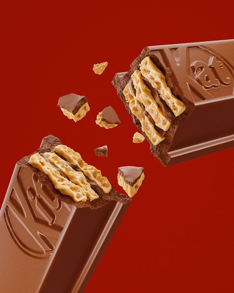 3d Blender, Red Chocolate, Food Png, Illustration Advertising, Premium Chocolate, Graphic Design Lessons, Food Packaging Design, Energy Bars, 3d Modelling