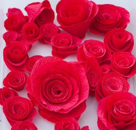 Crepe Roses, Crepe Paper Roses Tutorial, Kentucky Derby Diy, Kentucky Derby Decorations, Derby Decor, Derby Day Party, Derby Themed Party, Paper Flowers Roses, Kentucky Derby Theme