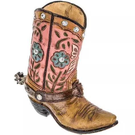 Cowgirl Decorations, Western Centerpieces, Western Party Decorations, Boot Vase, Cute Cowgirl Boots, Cowboy Decorations, Southwestern Decor, Western Parties, Cowgirl Boot