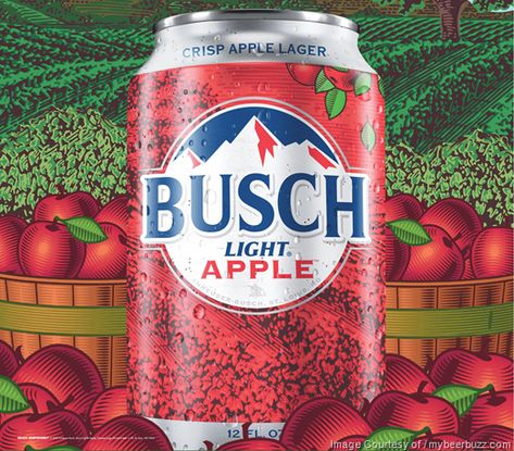 Busch Light Apple Cans Coming Soon Apple Beer, Diy Beer Pong, Diy Beer Pong Table, Beer Types, Liqueur Drinks, Busch Light, Lite Beer, Diy Beer, Frat Coolers