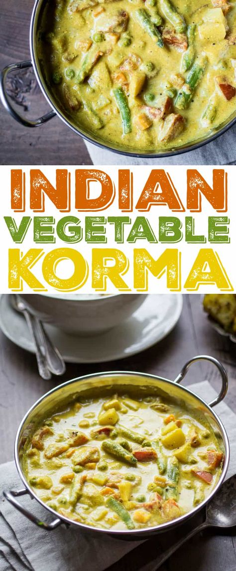 Subji Recipe, Vegetables Stew, Veggie Korma, Vegetable Korma Recipe, Creamy Coconut Sauce, Vegetable Korma, Butter Paneer, Potatoes Tomatoes, Korma Recipe