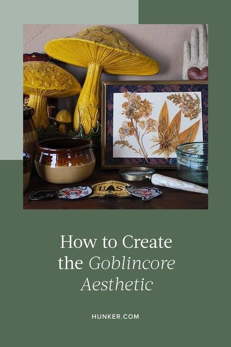 Goblincore Home, Goblincore Aesthetic Room, Goblin Core Room, Goblincore Crafts, Goblincore Bedroom, Goblincore Diy, Goblin Core Aesthetic, Goblincore Decor, Goblincore Aesthetic