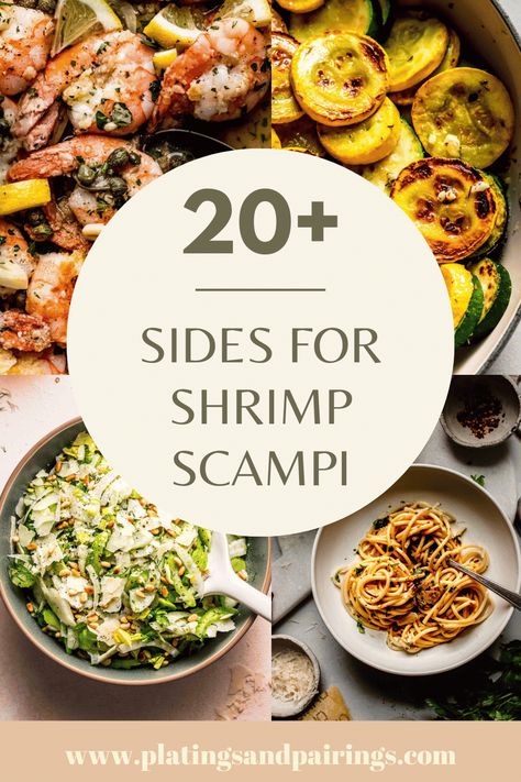 Wondering what the best side dishes to serve with shrimp scampi are? I’ve got you covered with this handy guide. What Goes With Shrimp Scampi, Side Dish For Shrimp Scampi, Shrimp Scampi With Vegetables, What To Serve With Shrimp Scampi, Shrimp Scampi Sides Dishes, Sides For Shrimp Scampi, Sides With Shrimp, Sides To Go With Shrimp, Side Dish For Shrimp