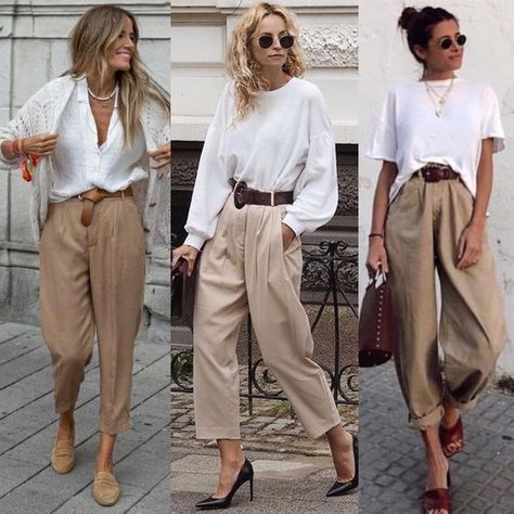 Wide Leg Pants Outfit Work, Beige Pants Outfit, Wide Leg Trousers Outfit, Happy Hour Outfit, Pants Outfit Work, Beige Hose, Simple Work Outfits, Wide Leg Pants Outfit, Wide Leg Pants Outfits