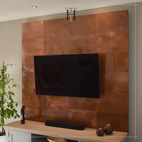 286106519_338712698231319_4880847996430760577_n Copper Bar Top, Copper Splashback, Living Room Units, Tv Mounted, Copper Top Table, Metal Wall Panel, Copper Wall Art, Copper Backsplash, Copper Bath