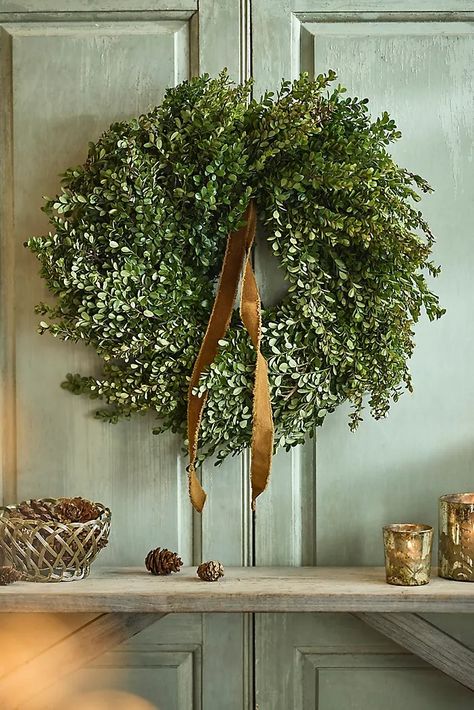 Holiday Décor, Ornaments, Gift Wrap & More | Anthropologie Natal, Woven Wreath, Mini Boxwood Wreath, Pastel Wreath, Christmas Entry, Grass Wreath, Poppy Wreath, Metal Wreath Frame, Christmas Front Doors