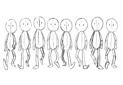 Animation for Beginners: How to Animate a Character Walking From the Front View Design Envato Tuts Design & Illustration Character Walking, Animation Walk Cycle, Walking Animation, Learn Animation, Animation Storyboard, Frame By Frame Animation, Animation Art Sketches, Animation Sketches, Animation Tutorial