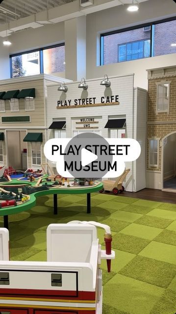 Fun things to do with kids in NYC on Instagram: "A brand new play space is on the way for Manhattan tots! The Play Street Museum caters to kids ages 0-8. Opening soon on the Upper West Side, it brings a mini city to life inspiring creative play. Hit the grocery store, ice cream shop, vet, fire station, and more for pretend play. Gather around the train table. Reserve some slime time or paint your own pottery. Reservations are now open for play time, parties, and special events!  Projected grand opening is February 17.  📍 805 Columbus Avenue New York, NY 10025  #playstreetmuseum #indoorplayspace #nyc #nyckids" Play Cafe Ideas, Childrens Museum Ideas, Pretend Play Ideas, Pretend City, Play Grocery Store, Indoor Play Centre, Play Stations, Play Cafe, Slime Time