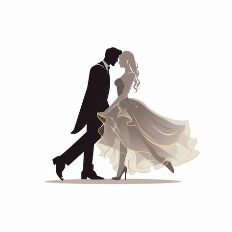 Starlight Tattoo, Dancing Couple Silhouette, Sketching References, A Couple Dancing, Waltz Dance, Dance Logo, Shadow Illustration, Drawing Help, Couple Silhouette