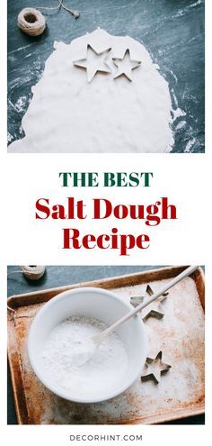 Best Salt Dough Recipe, Salt Dough Projects, Salt Dough Christmas Ornaments, Best Salt, Salt Dough Crafts, Salt Dough Recipe, Salted Caramel Cookies, Handprint Ornaments, Salt Dough Ornaments