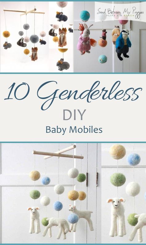 Make one of these genderless baby mobiles at any point in your pregnancy!| Baby Mobiles, DIY Baby, DIY Baby Mobiles, Baby, DIY Baby, DIY Nursery, Baby Nursery, Baby Nursery Ideas #Baby #BabyMobiles Home Made Baby Mobile, Felt Baby Mobile Diy, Felt Mobile Pattern, Diy Mobile Baby, Mobiles For Babies, Crib Mobile Diy, Mobile Diy Baby, Diy Crib Mobile, Diy Baby Mobile Tutorial