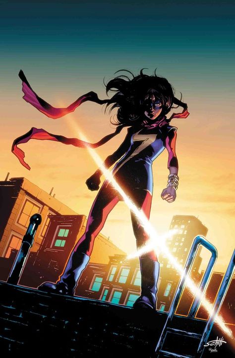 Ms. Marvel, Croquis, Ms Marvel Comic, Marvel Universe Art, Dc Comics Women, Marvel Heroines, Foto Top, Young Avengers, Marvel Comics Art