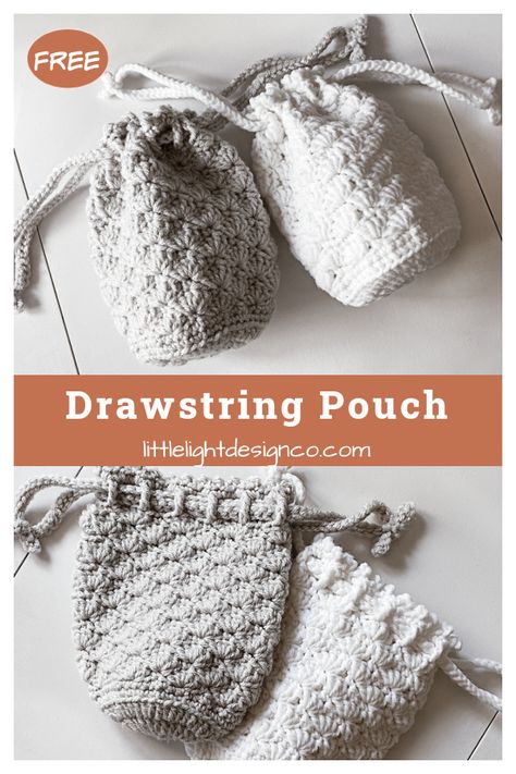 Drawstring Pouch Free Crochet Pattern Crochet Sachet, Small Drawstring Pouch, Vintage Crochet Dresses, Crochet Drawstring Bag, Drawstring Bag Pattern, Crochet Drawstring, Small Drawstring Bag, Crochet Bag Pattern Free, Bag Pattern Free