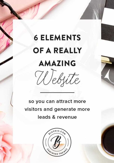 Website Layout, 6 Elements, Best Website Design, Create Logo, Business Website Design, Diy Website, Small Business Website, Web Design Tips, Website Creation